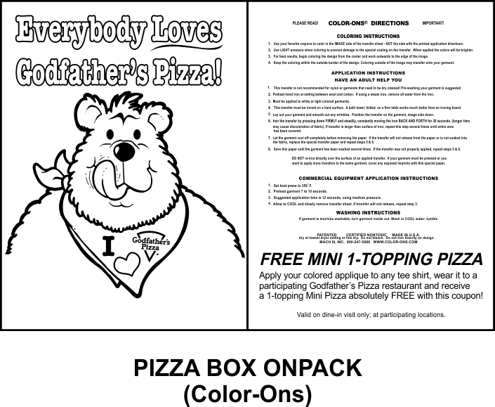 Pizza Box Onpack